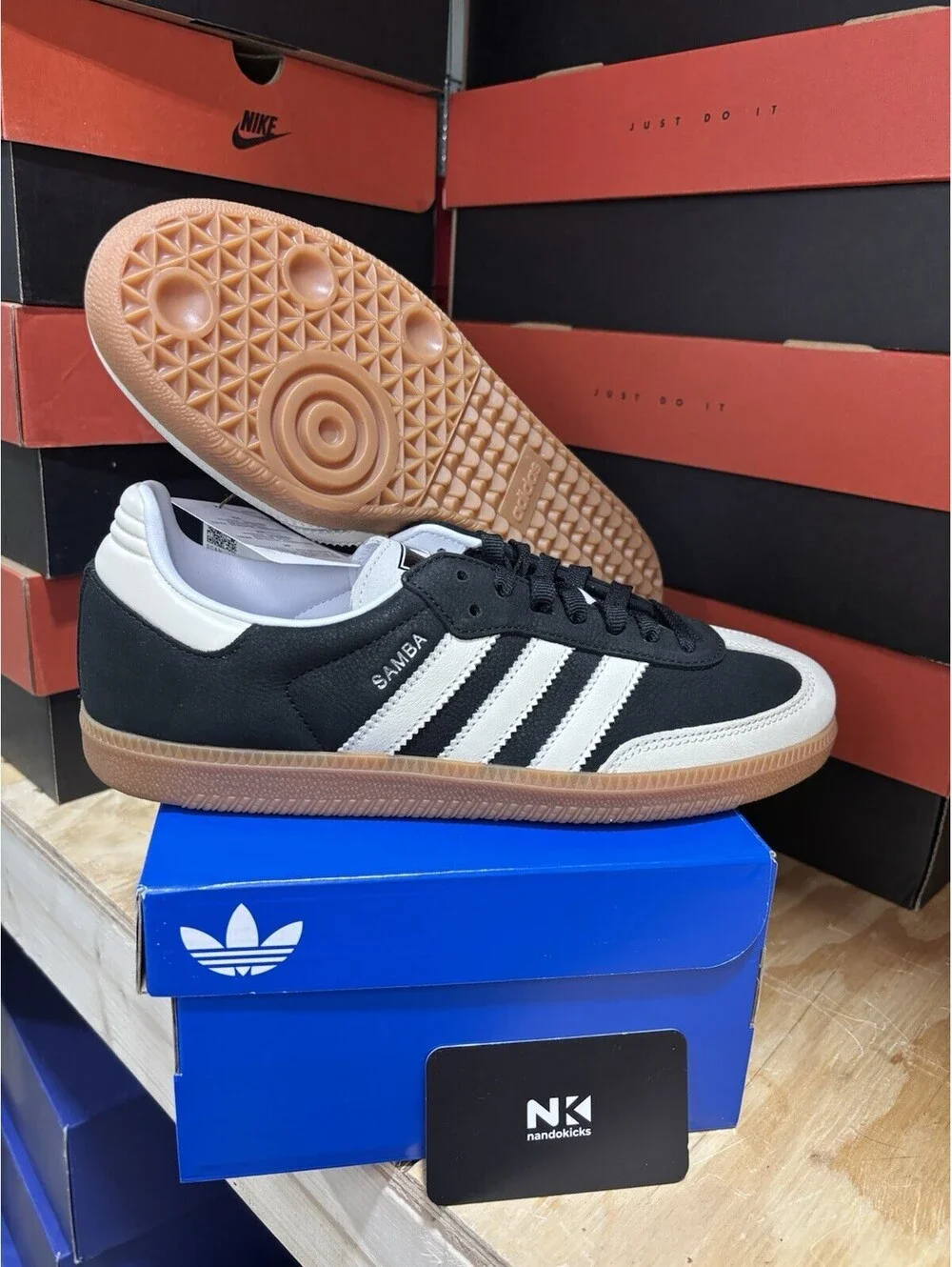 Adidas Samba OG Black Wonder White IE5836 Women SIZE 6.5W